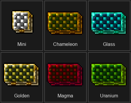 The six new chess box tiers